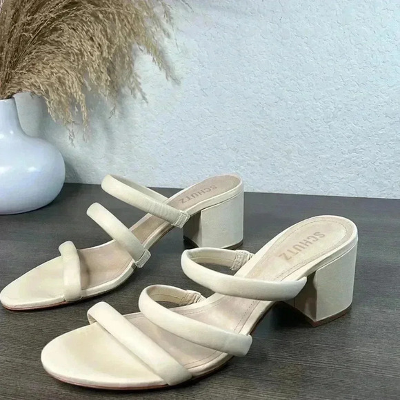 Schutz Olly Block Heel Sandal Size 10.5B - Picture 9 of 9
